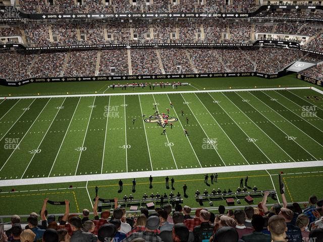 Caesars Superdome - Section 641 Seat View