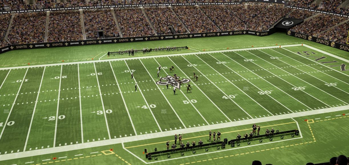 Caesars Superdome - Section 642 Seat View