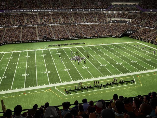 Caesars Superdome - Section 642 Seat View