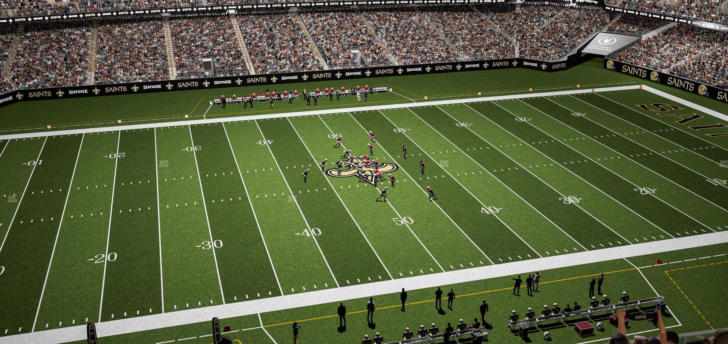 Caesars Superdome - Section 642 Seat View