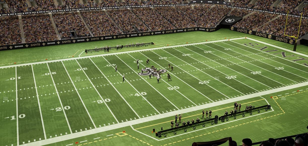 Caesars Superdome - Section 643 Seat View