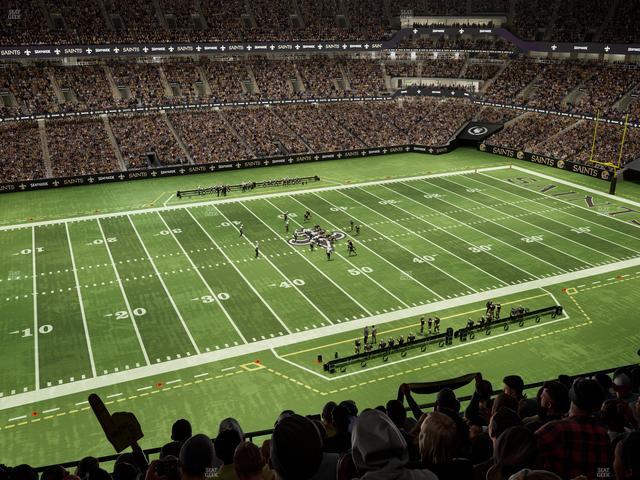 Caesars Superdome - Section 643 Seat View