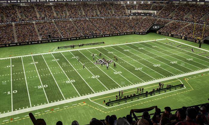 Caesars Superdome - Section 643 Seat View