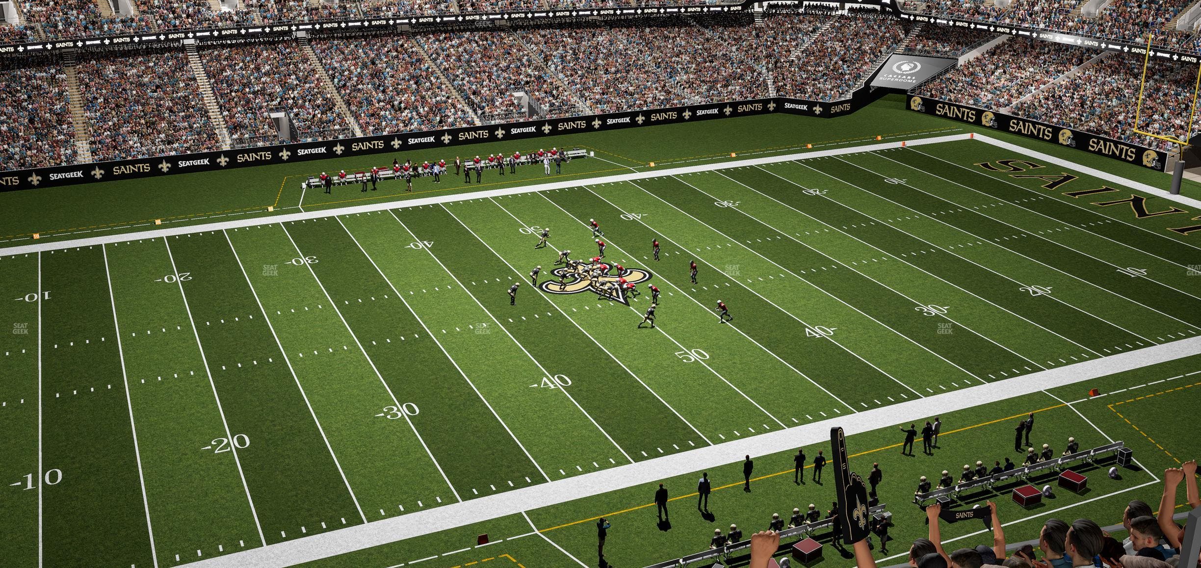 Caesars Superdome - Section 643 Seat View