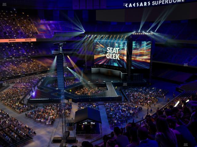 Caesars Superdome - Section 644 Seat View