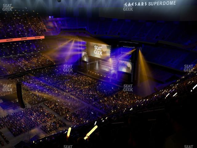 Caesars Superdome - Section 644 Seat View Caesars Superdome - Section 644 Seat View