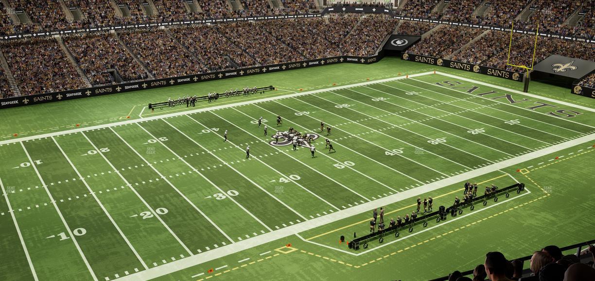 Caesars Superdome - Section 644 Seat View