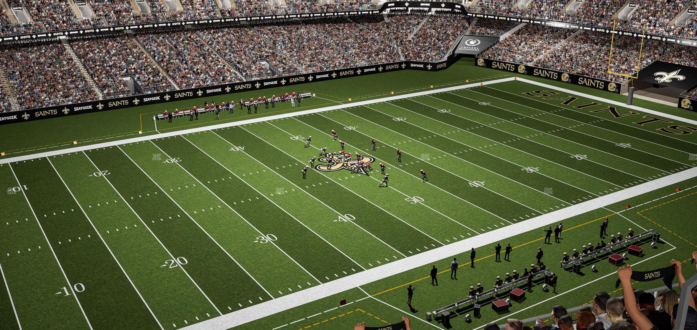 Caesars Superdome - Section 644 Seat View