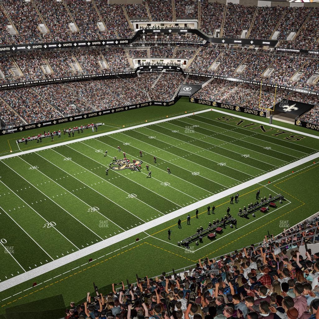 Caesars Superdome - Section 645 Wc Seat View