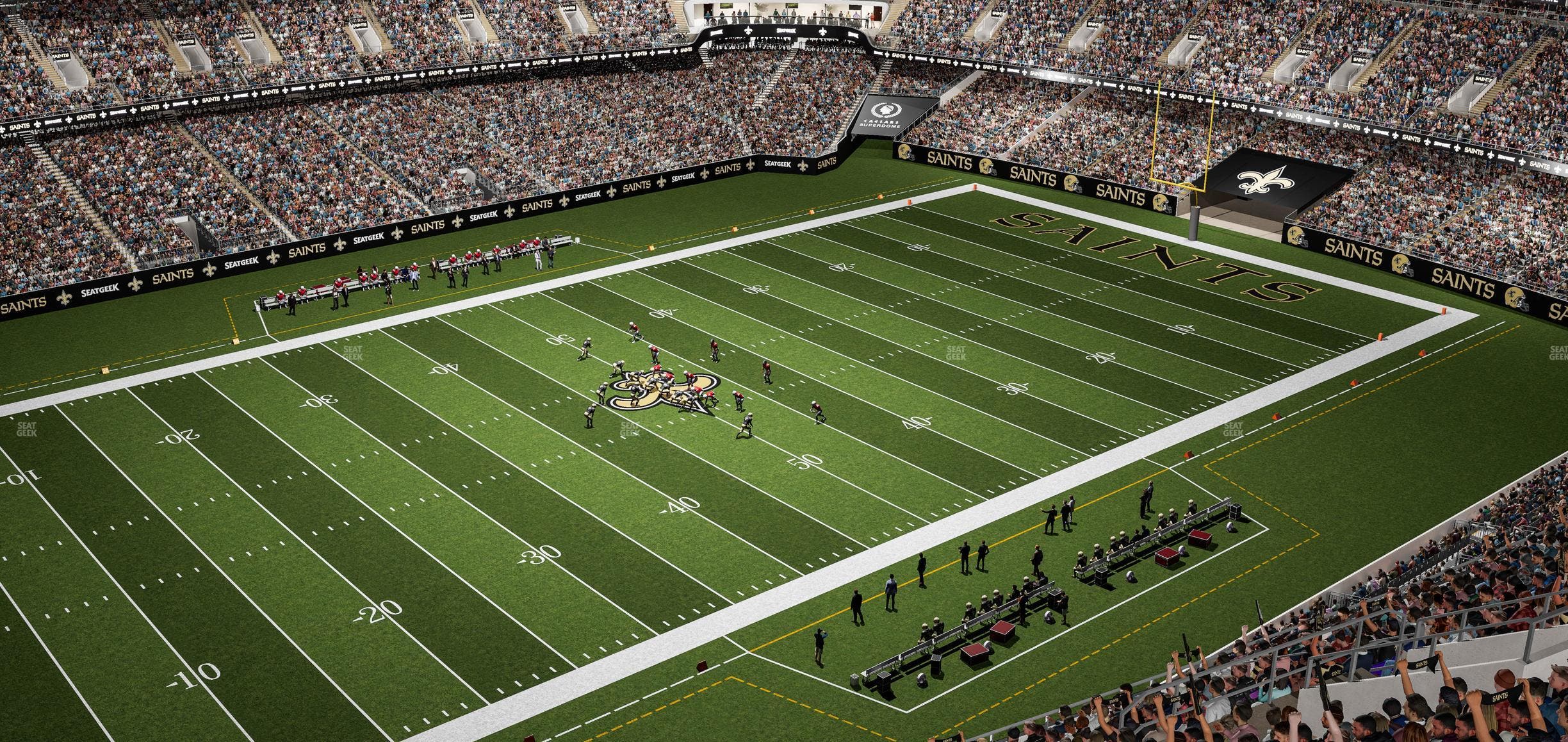 Caesars Superdome - Section 645 Wc Seat View