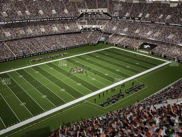 Caesars Superdome - Section 645 Wc Seat View