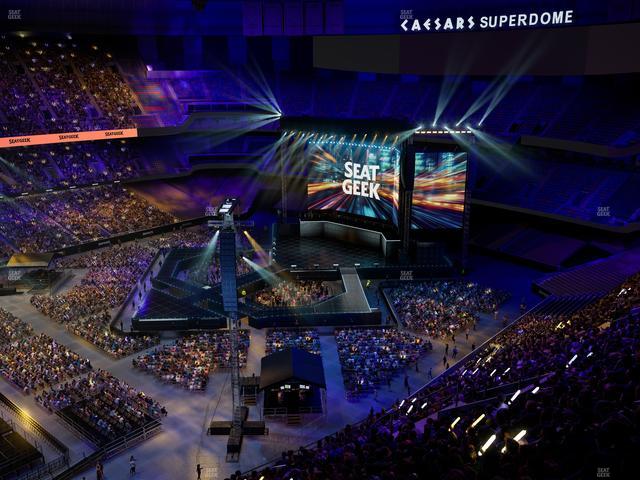 Caesars Superdome - Section 645 Wc Seat View