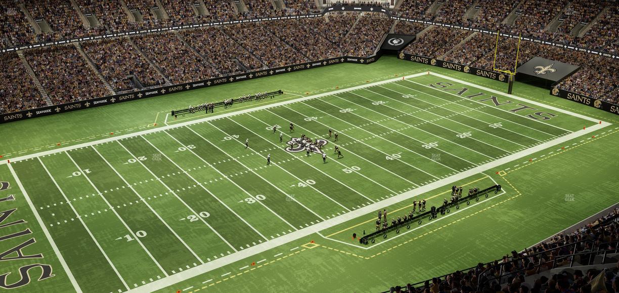 Caesars Superdome - Section 645 Wc Seat View