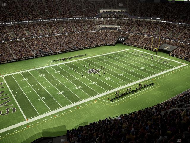 Caesars Superdome - Section 645 Wc Seat View