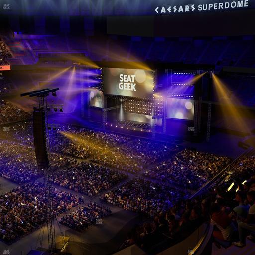 Caesars Superdome - Section 645 Seat View