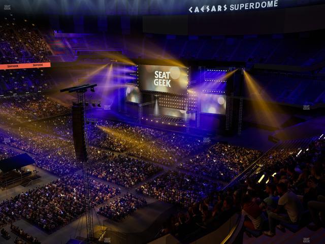 Caesars Superdome - Section 645 Seat View
