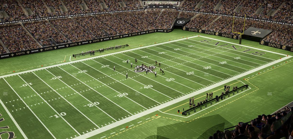 Caesars Superdome - Section 645 Seat View