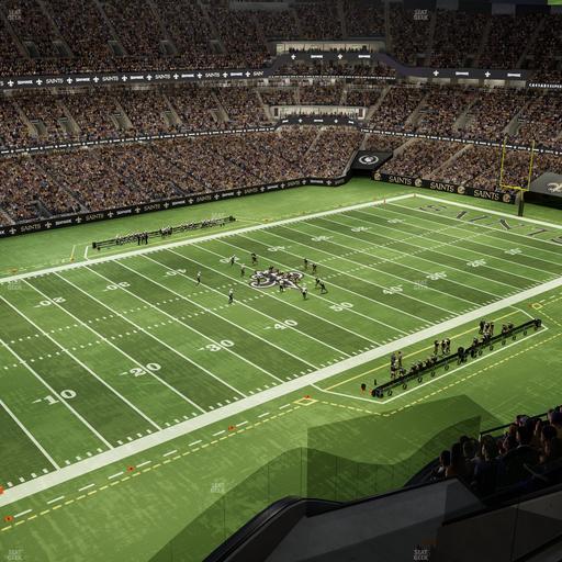 Caesars Superdome - Section 645 Seat View