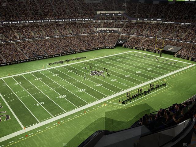 Caesars Superdome - Section 645 Seat View