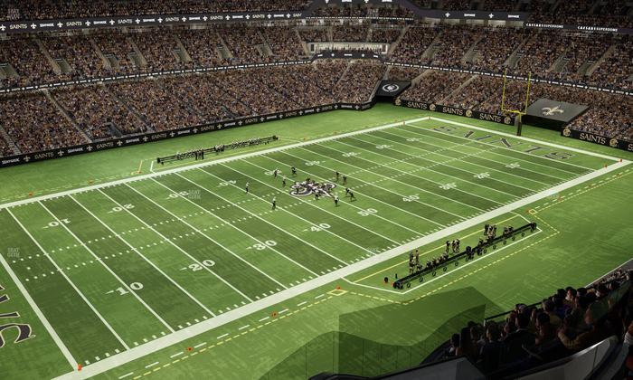 Caesars Superdome - Section 645 Seat View