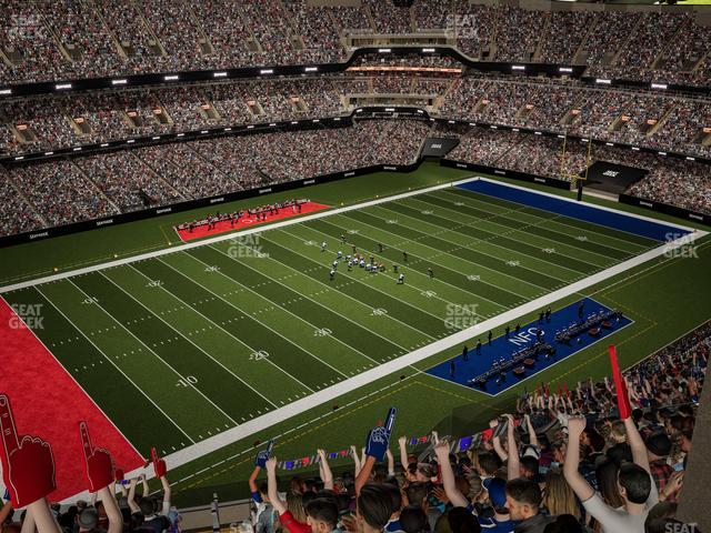 Caesars Superdome - Section 645 Seat View Caesars Superdome - Section 645 Seat View