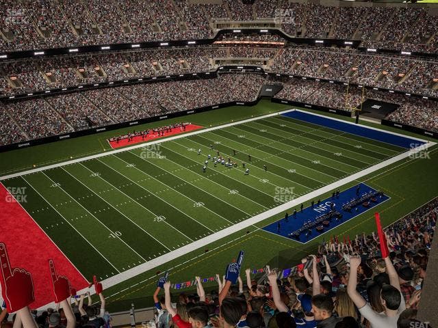 Caesars Superdome - Section 645 Seat View