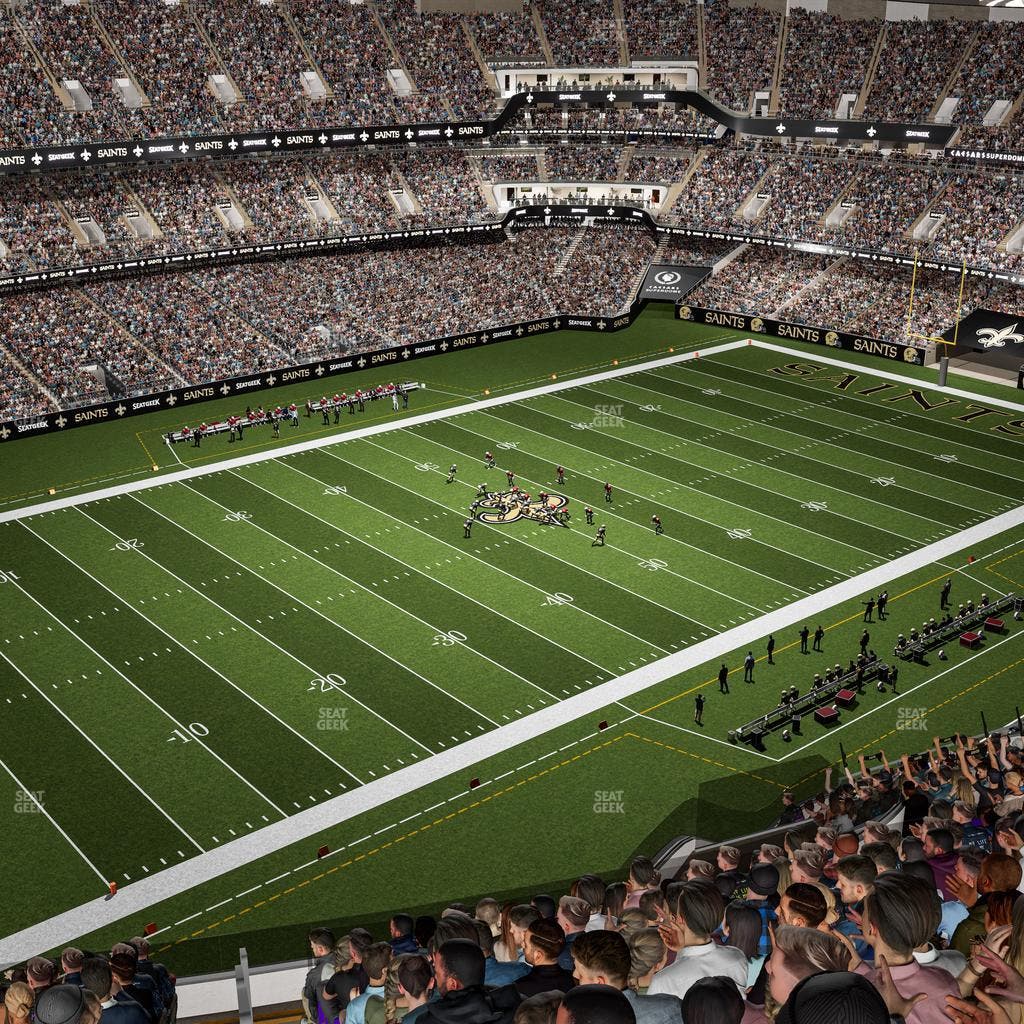 Caesars Superdome - Section 645 Seat View