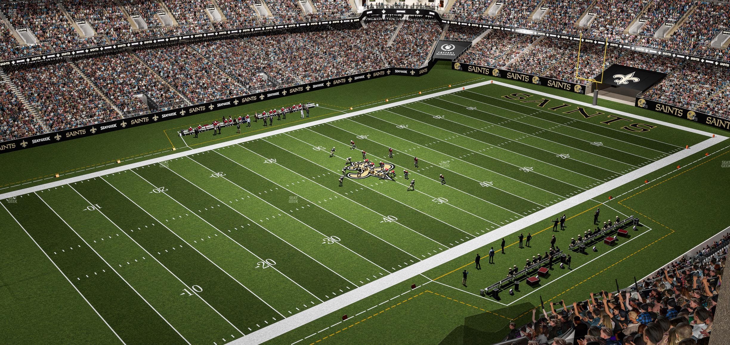 Caesars Superdome - Section 645 Seat View