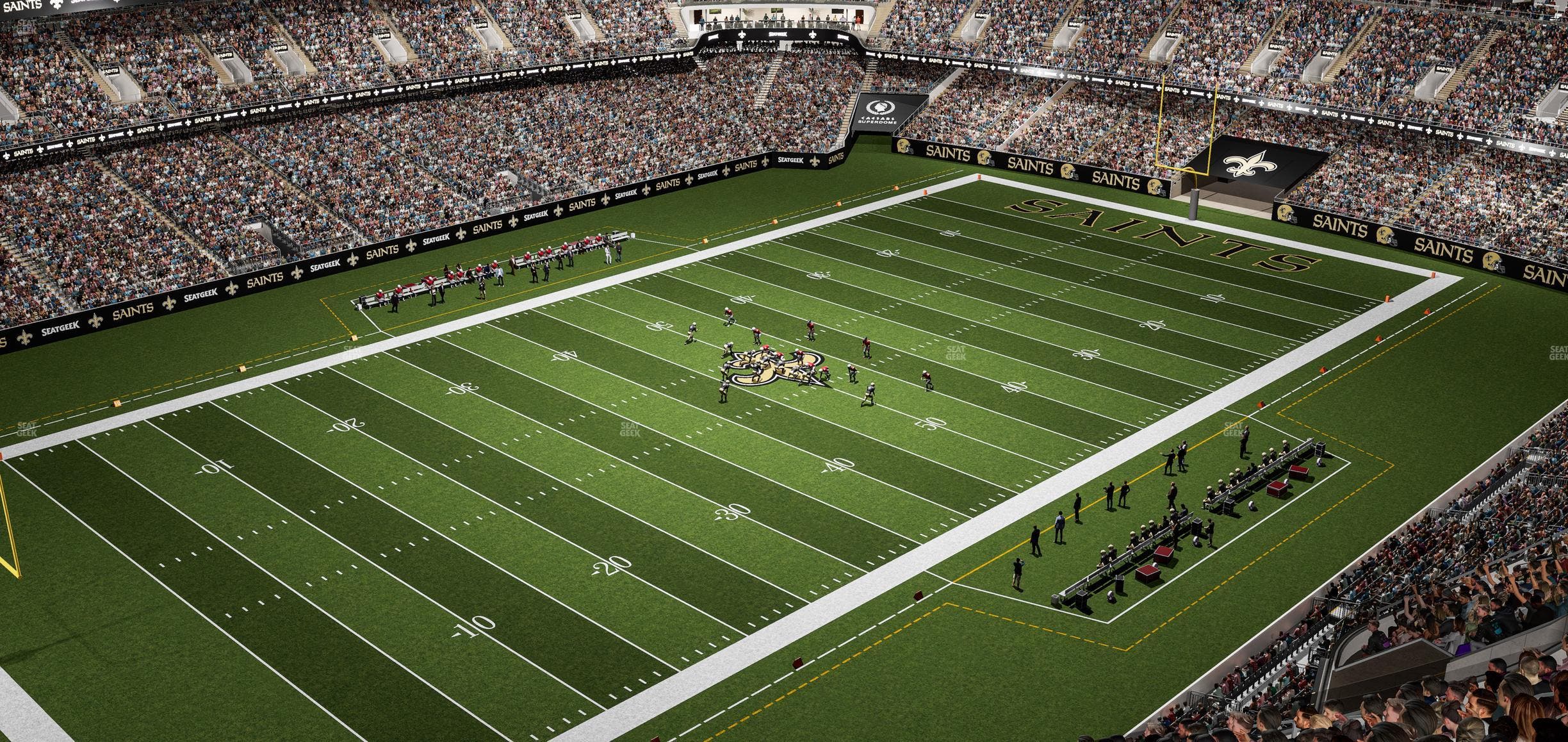 Caesars Superdome - Section 646 Seat View