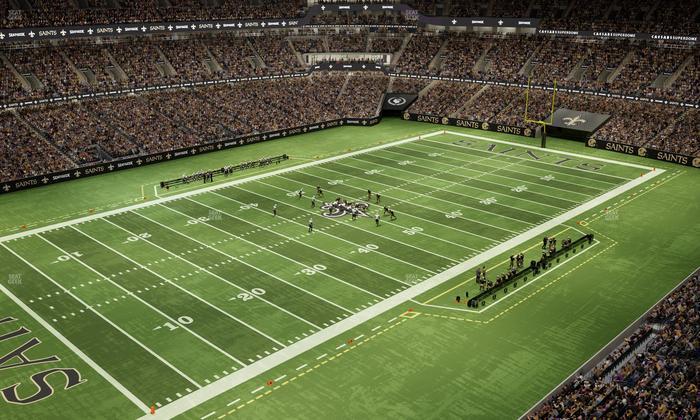 Caesars Superdome - Section 646 Seat View