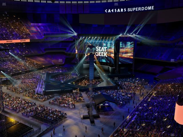 Caesars Superdome - Section 646 Seat View