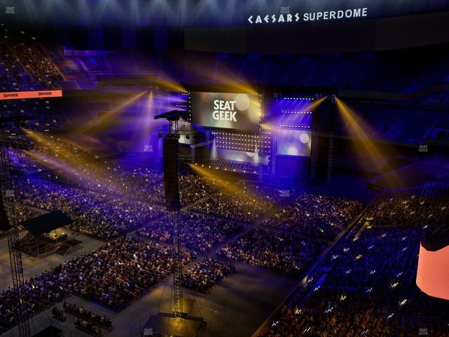 Caesars Superdome - Section 646 Seat View