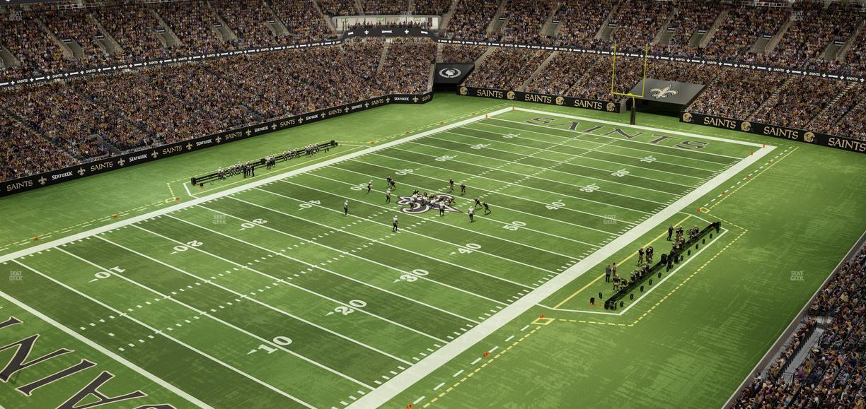 Caesars Superdome - Section 647 Seat View