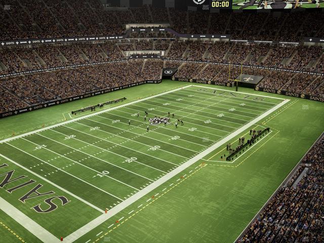 Caesars Superdome - Section 647 Seat View