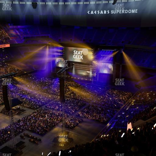 Caesars Superdome - Section 647 Seat View