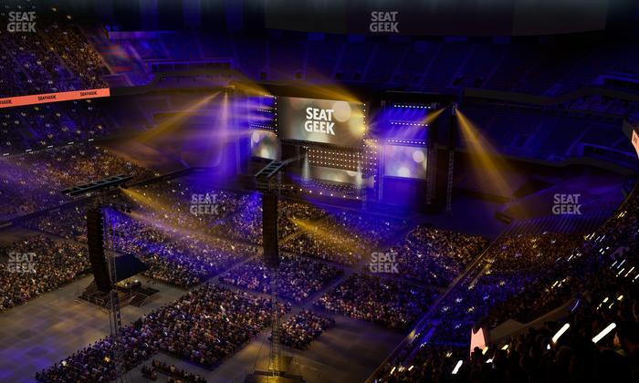 Caesars Superdome - Section 647 Seat View