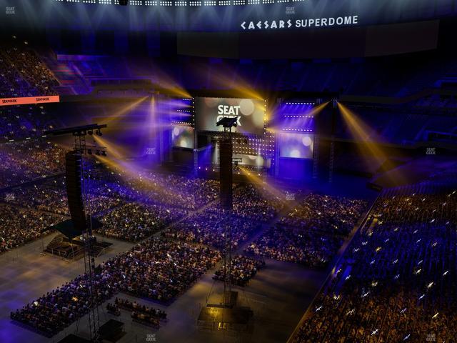 Caesars Superdome - Section 647 Seat View