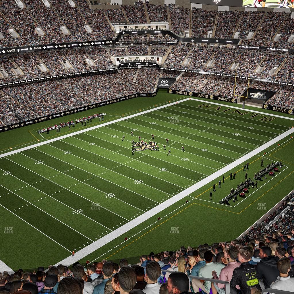 Caesars Superdome - Section 647 Seat View