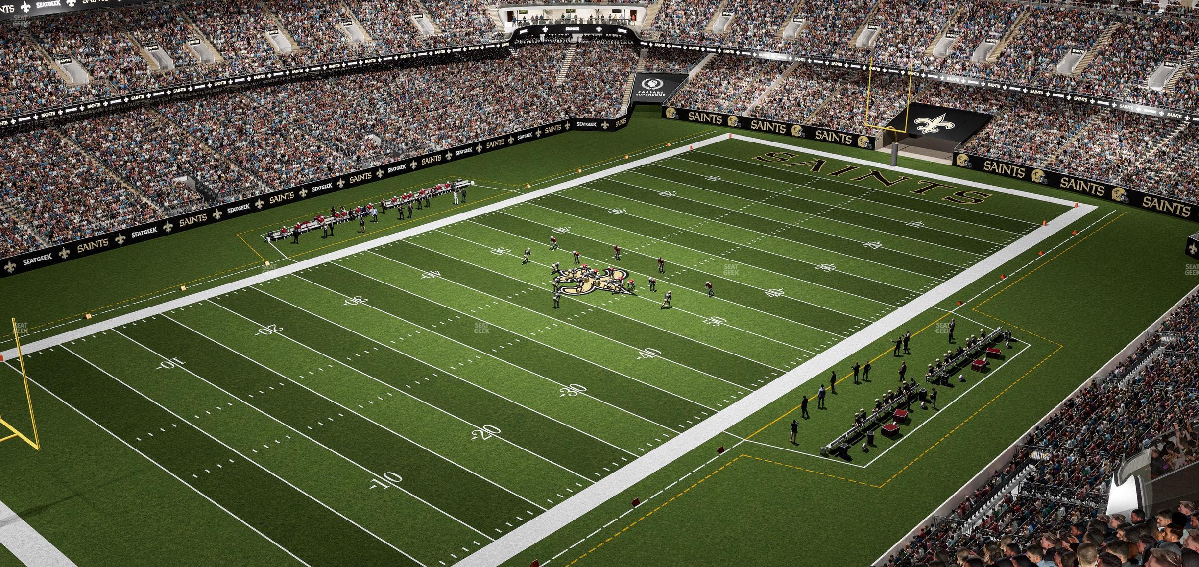 Caesars Superdome - Section 647 Seat View