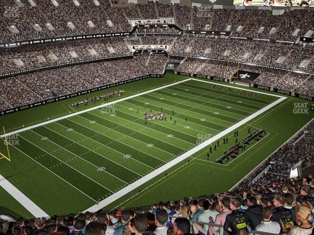 Caesars Superdome - Section 647 Seat View