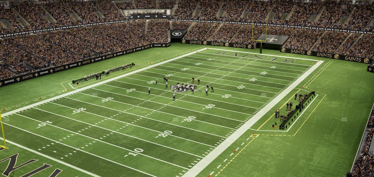 Caesars Superdome - Section 648 Seat View
