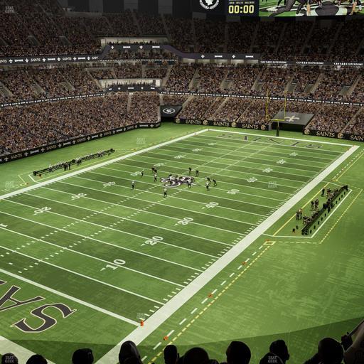 Caesars Superdome - Section 648 Seat View