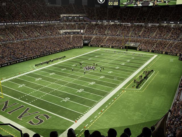 Caesars Superdome - Section 648 Seat View