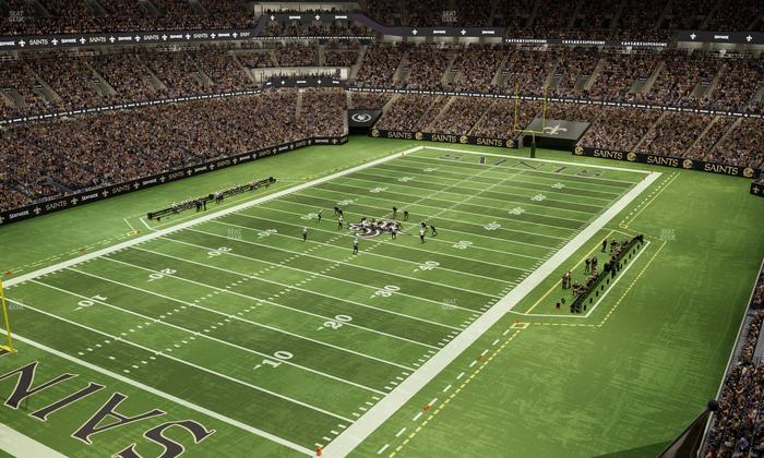 Caesars Superdome - Section 648 Seat View