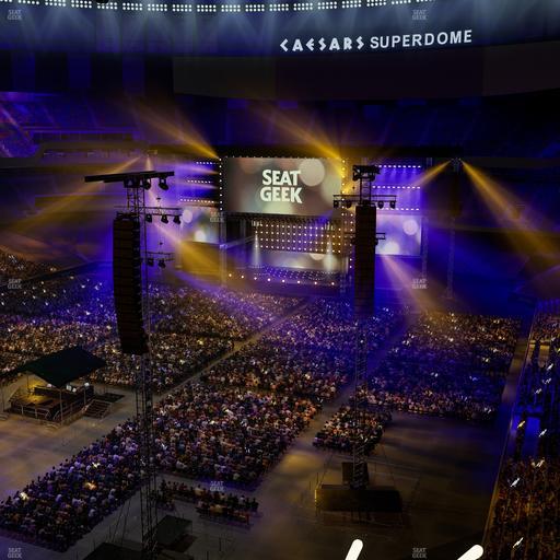 Caesars Superdome - Section 648 Seat View