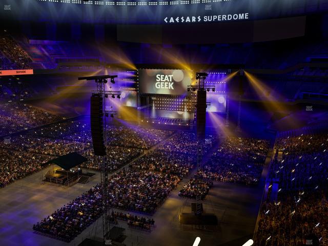 Caesars Superdome - Section 648 Seat View