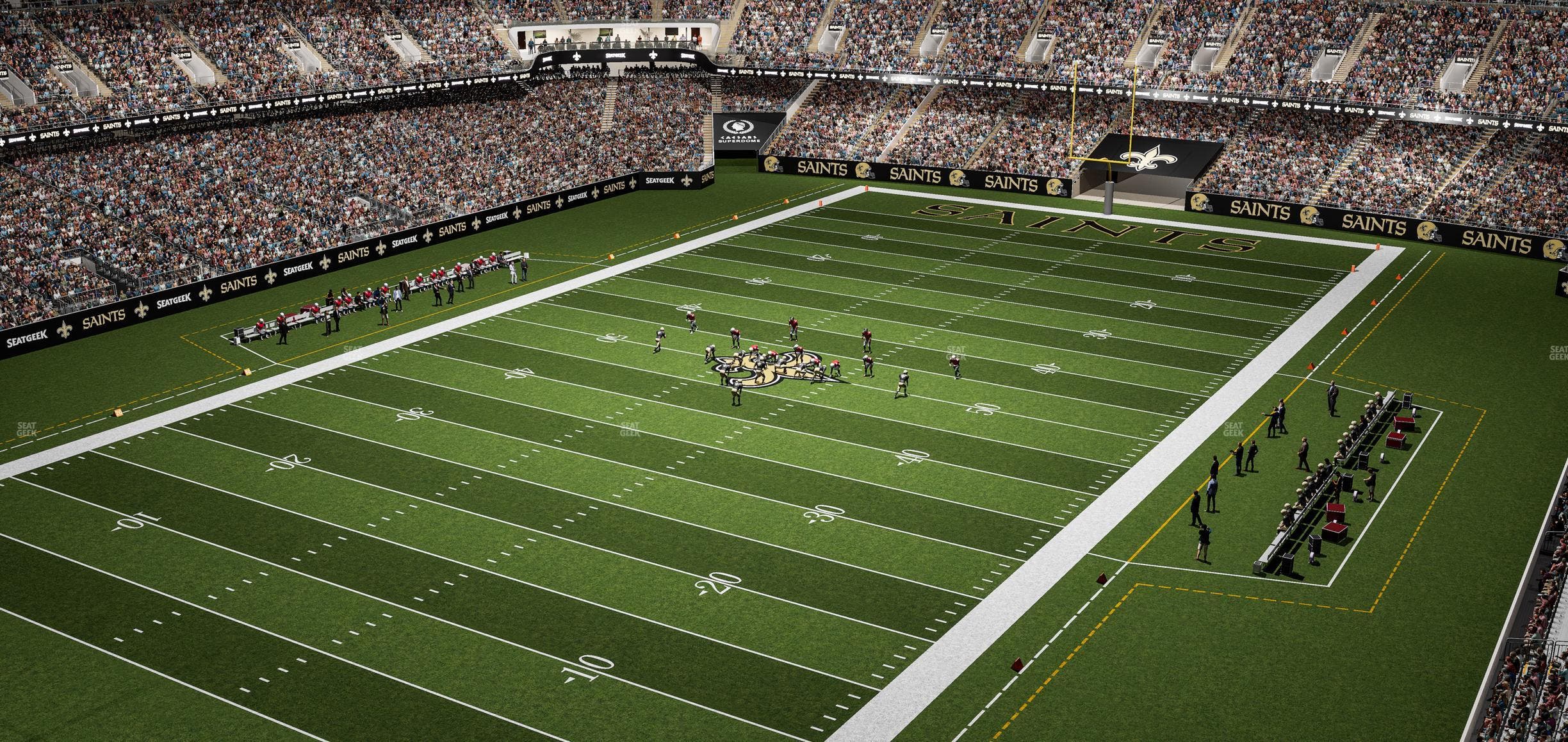 Caesars Superdome - Section 648 Seat View