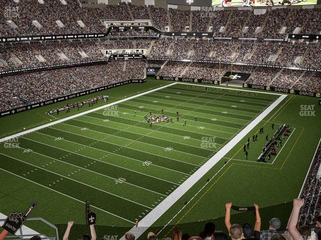 Caesars Superdome - Section 648 Seat View
