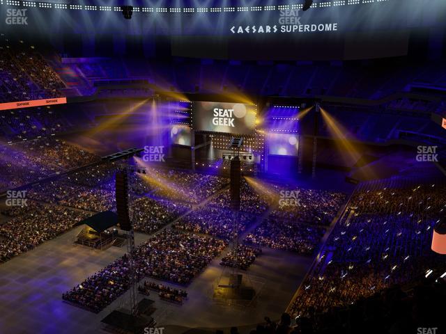 Caesars Superdome - Section 648 Seat View Caesars Superdome - Section 648 Seat View