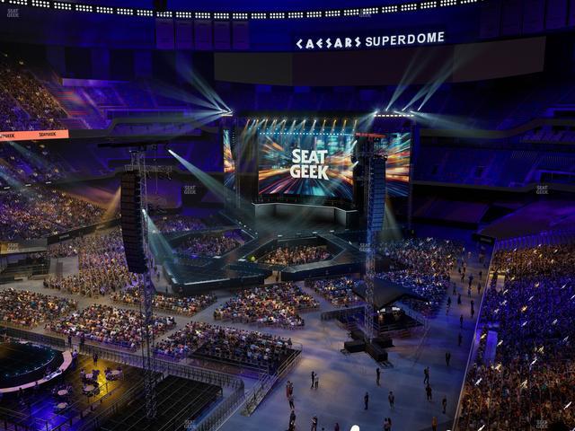 Caesars Superdome - Section 648 Seat View